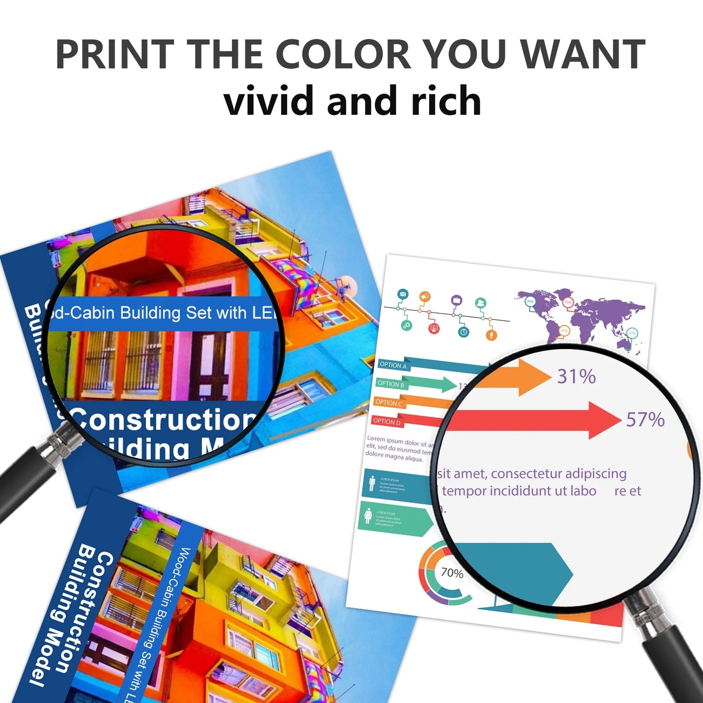 6,700 Pages TN433 High Yield Toner Cartridge Replacement for Brother TN433 Toner HL-L8260CDW L8360CDW MFC-L8610CDW Printer 5Pack (2Black,1Cyan,1Magenta,1Yellow)