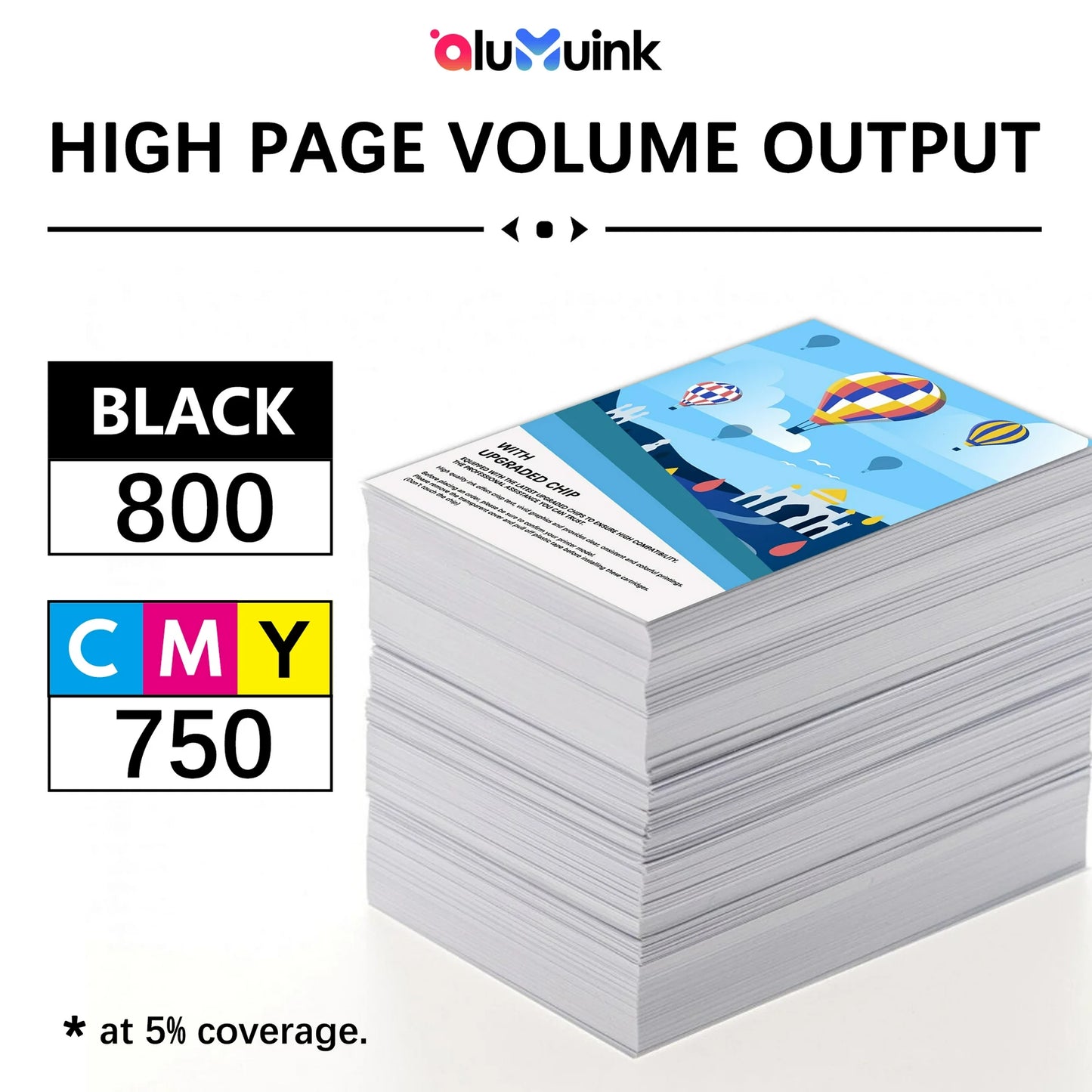 5-Pack 564 Ink Compatible for HP 564XL Ink Cartridge Printers 564 XL Black Cyan Magenta Yellow
