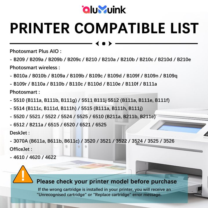 5-Pack 564 Ink Compatible for HP 564XL Ink Cartridge Printers 564 XL Black Cyan Magenta Yellow