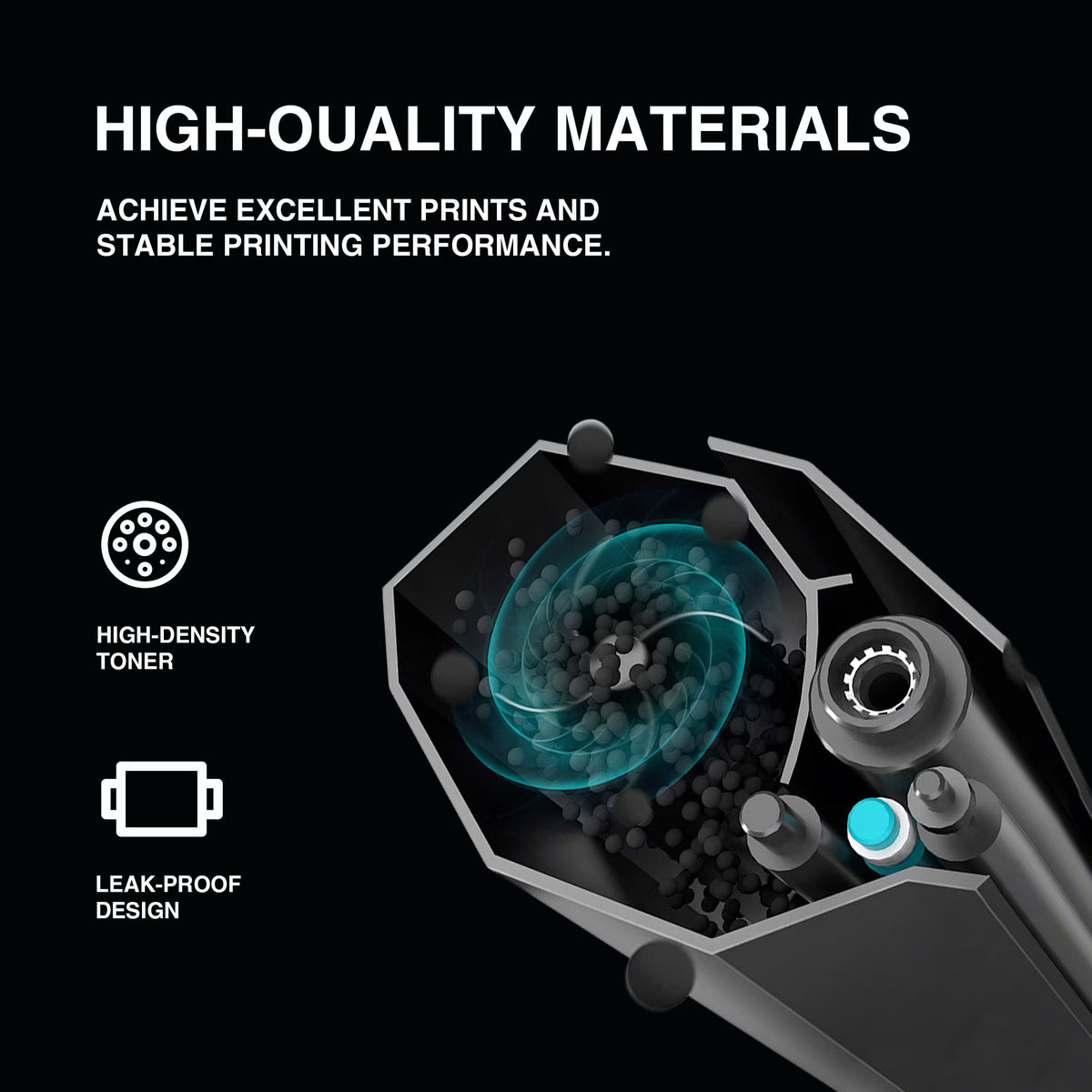 05A Toner Cartridge High Yield Compatible Black (with Chip) for CE505A for P2035 P2035N 2035N P2055DN 2055DN P2030 P2050 P2055X P2055D Printer (1 Pack)