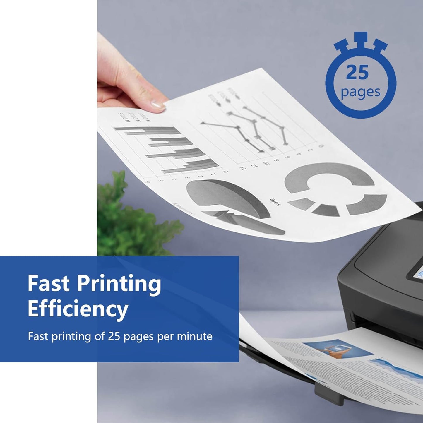 TN770 Black Toner Replacement for Brother TN770 TN760 Toner Cartridge for HL-L2370DW Printer(2-Pack)