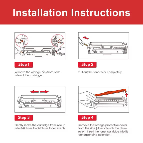 Cartridge 054 CRG 054 Black Toner Cartridge Compatible for Canon 054 Toner imageCLASS MF642Cdw MF644Cdw LBP621Cw Printer Toners