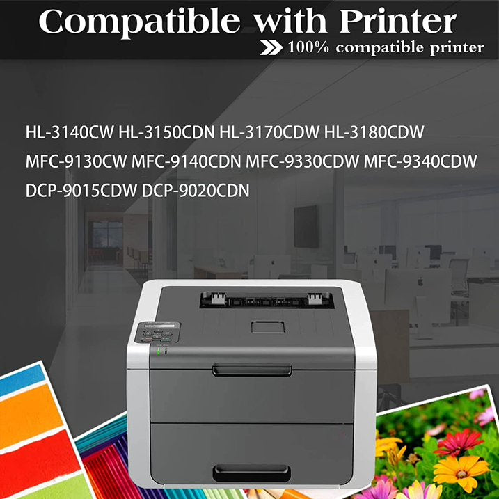 DR221CL Drum Unit Replacement for Brother DR-221 Drum for HL-3140CW HL-3170CDW Printer (Not Toner)