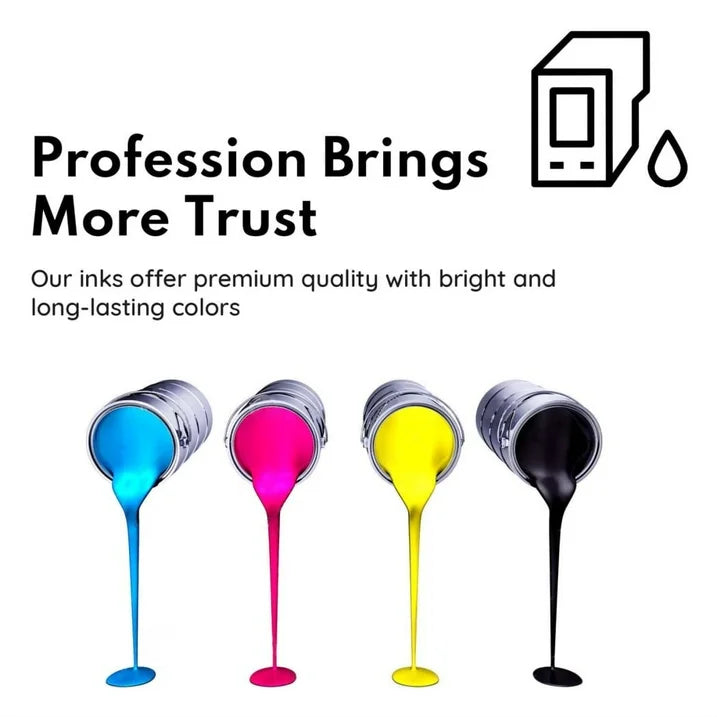 62XL Ink Cartridge Compatible for HP 62 Black Ink Cartridge for Envy 5660 7640 Printer