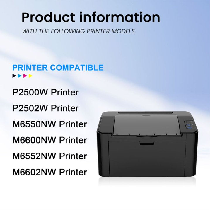 PB210 1-Pack Toner Replacement for Pantum PB-210 P2500W P2502W M6550NW M6600NW M6552NW Printer(Black)