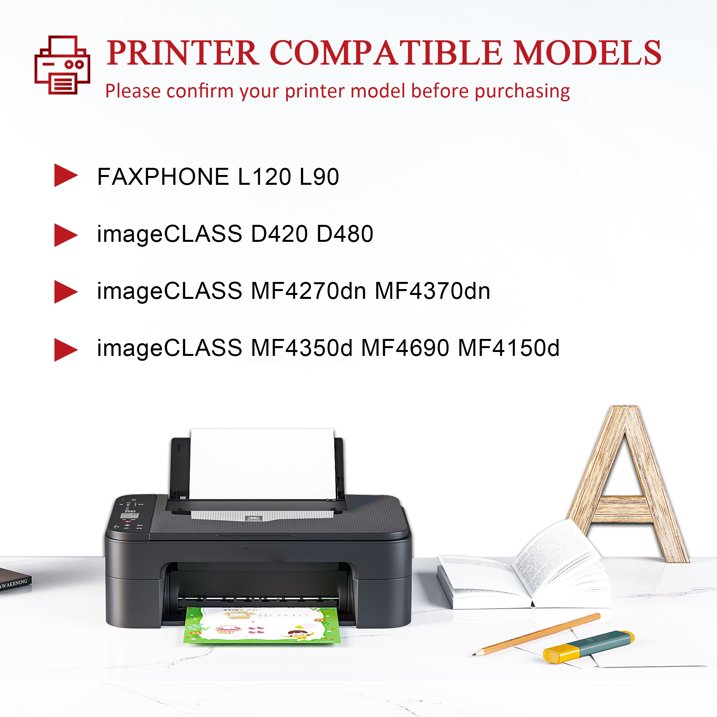104 Toner Cartridge Compatible for Canon CRG 104 High Yield Toner for D420 D480 Printer