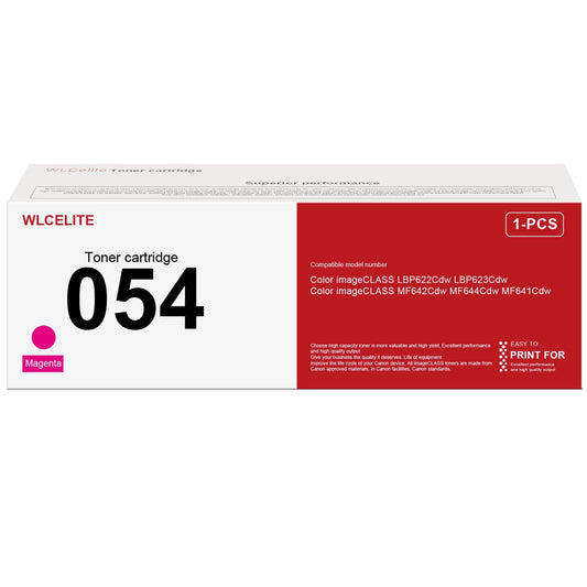 054 CRG-054 Toner Cartridge Replacement for Canon 054 Toner Cartridge Magenta for LBP623Cdw MF642Cdw MF641Cdw Printer