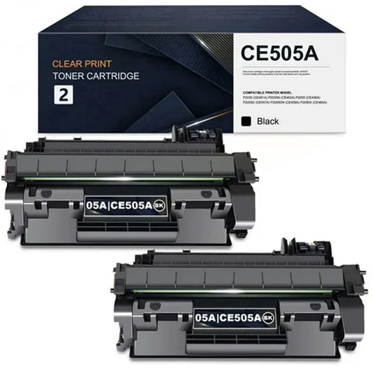 05A CE505A High Yield Toner 2 Black Compatible for P2035 P2035n P2055 P2055d P2055dn P2055x Printer