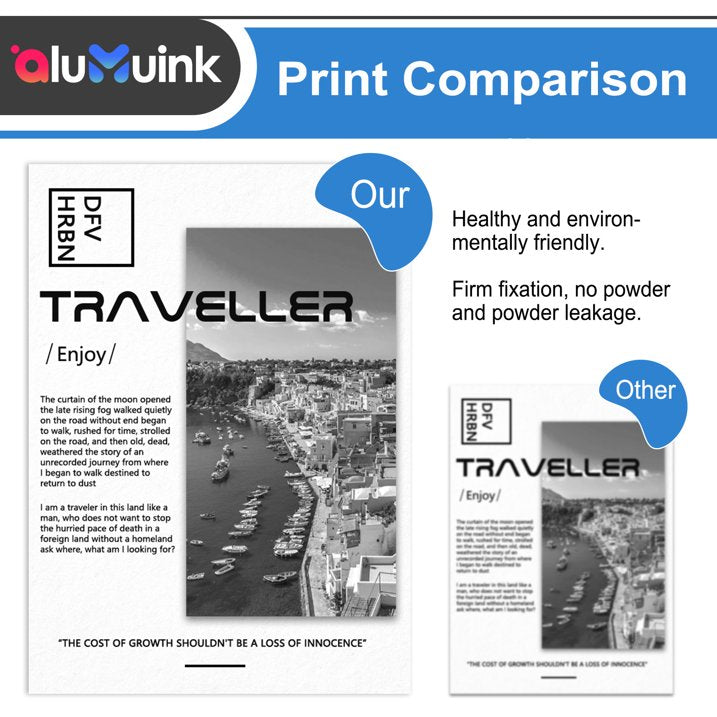 48A Black Compatible for HP 48A CF248A Toner Cartridges for LaserJet Pro M15w M16w Printer (2 Pack)