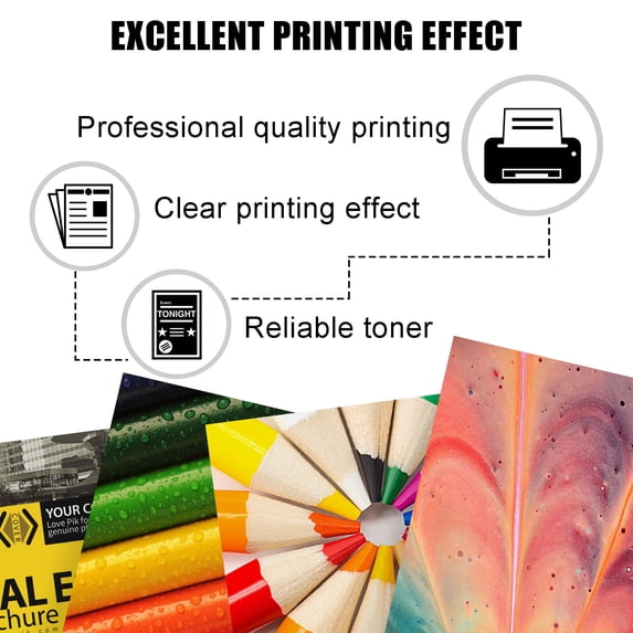 131 CRG131 Toner Cartridges High Yield 4-Pack Compatible for Canon 131 131H 131BK 131C 131M 131Y Toner for imageCLASS MF8280Cw MF624Cw MF628Cw Printer