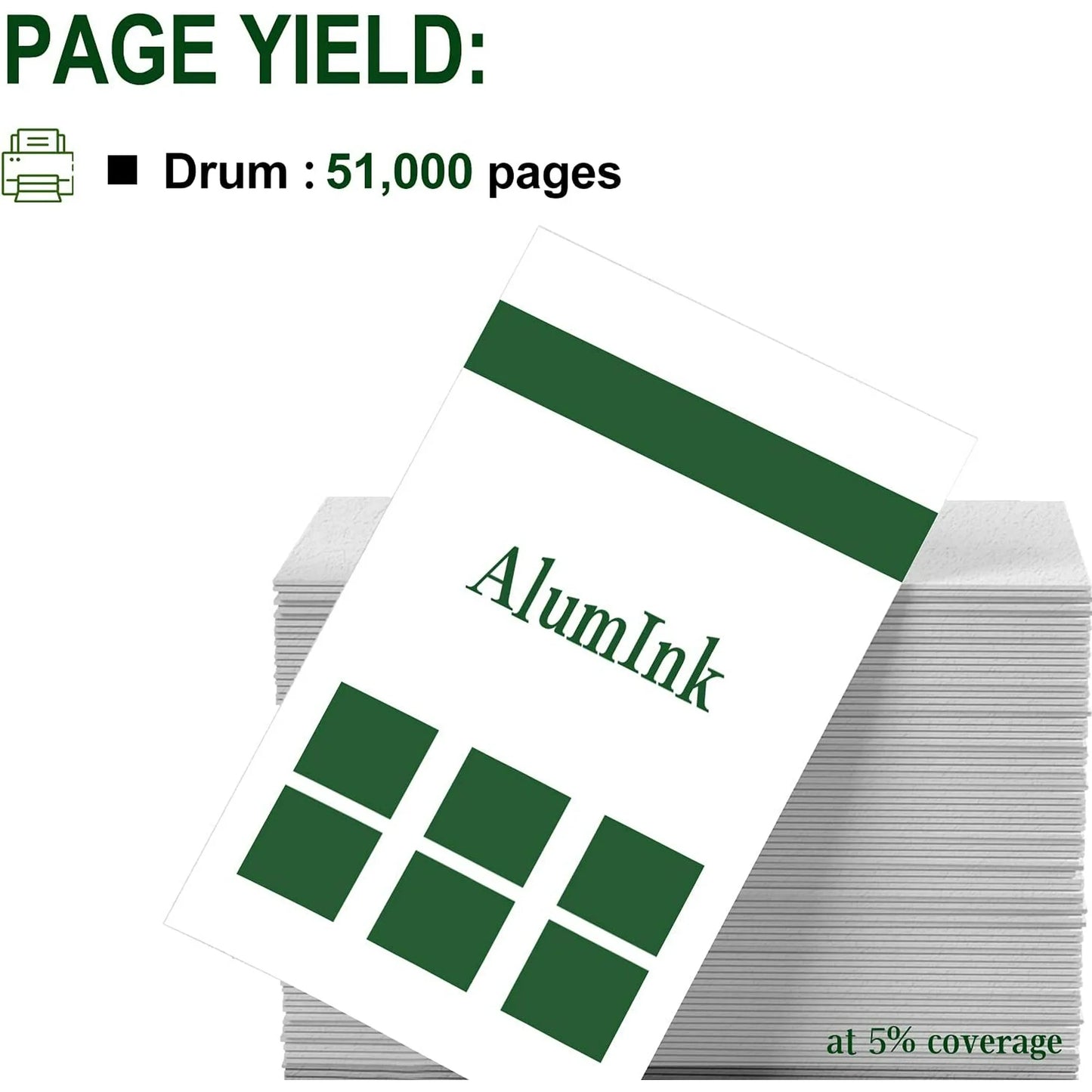 DR890 Drum Unit Compatible with Brother DR 890 for HL-L6250DW Printer (Not Toner Cartridge)