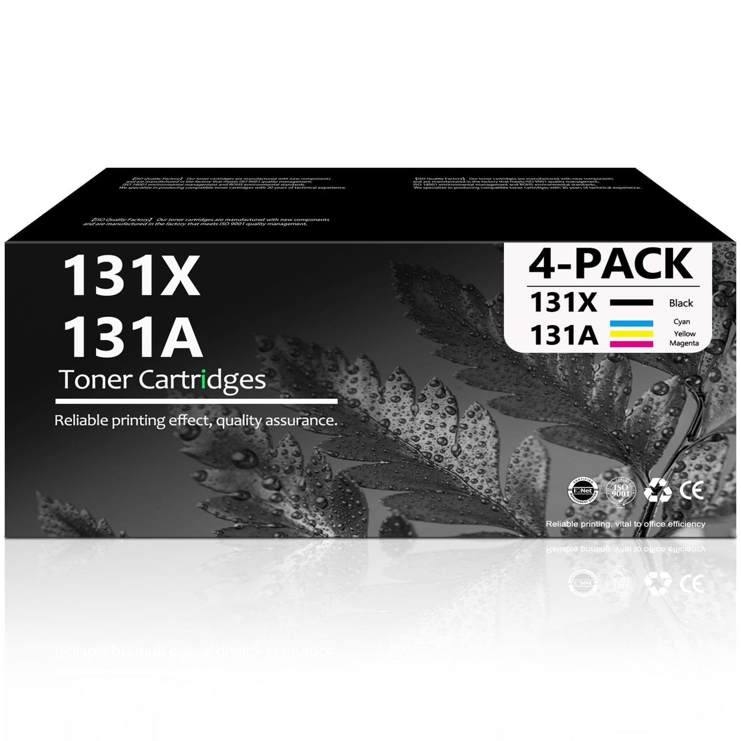 131X 131A Toner Cartridge for Compatible HP 131X 131A Combo Pack Toner Cartridges Printer (4-Pack)