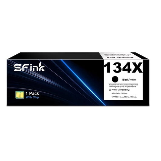 134X W1340X Toner Cartridge 1 Pack Black Compatible for HP134X 134A for Laser M209dw, MFP M234dw M234sdw Printers