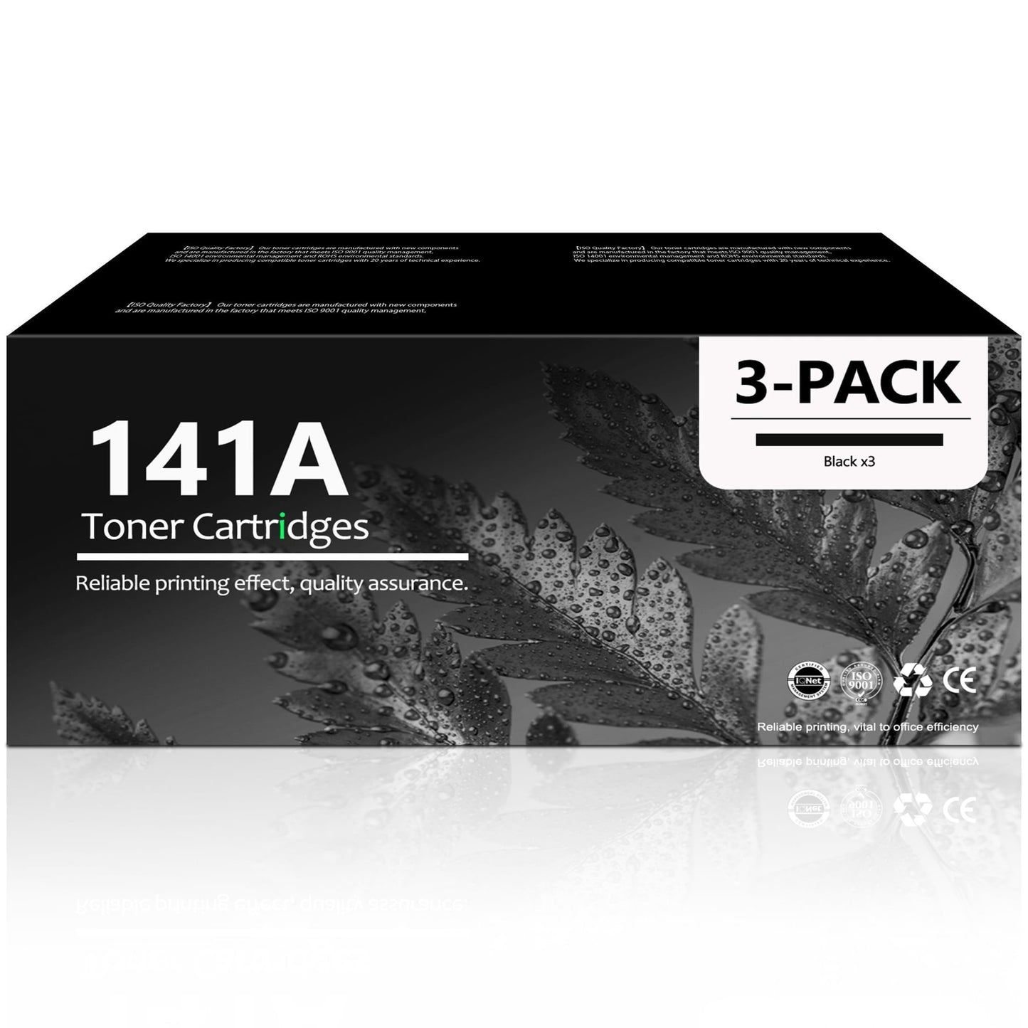141A Toner Cartridge Compatible for 141A W1410A Toner Cateridge for LaserJet M110w M139w M140w Printer (3 Pack)
