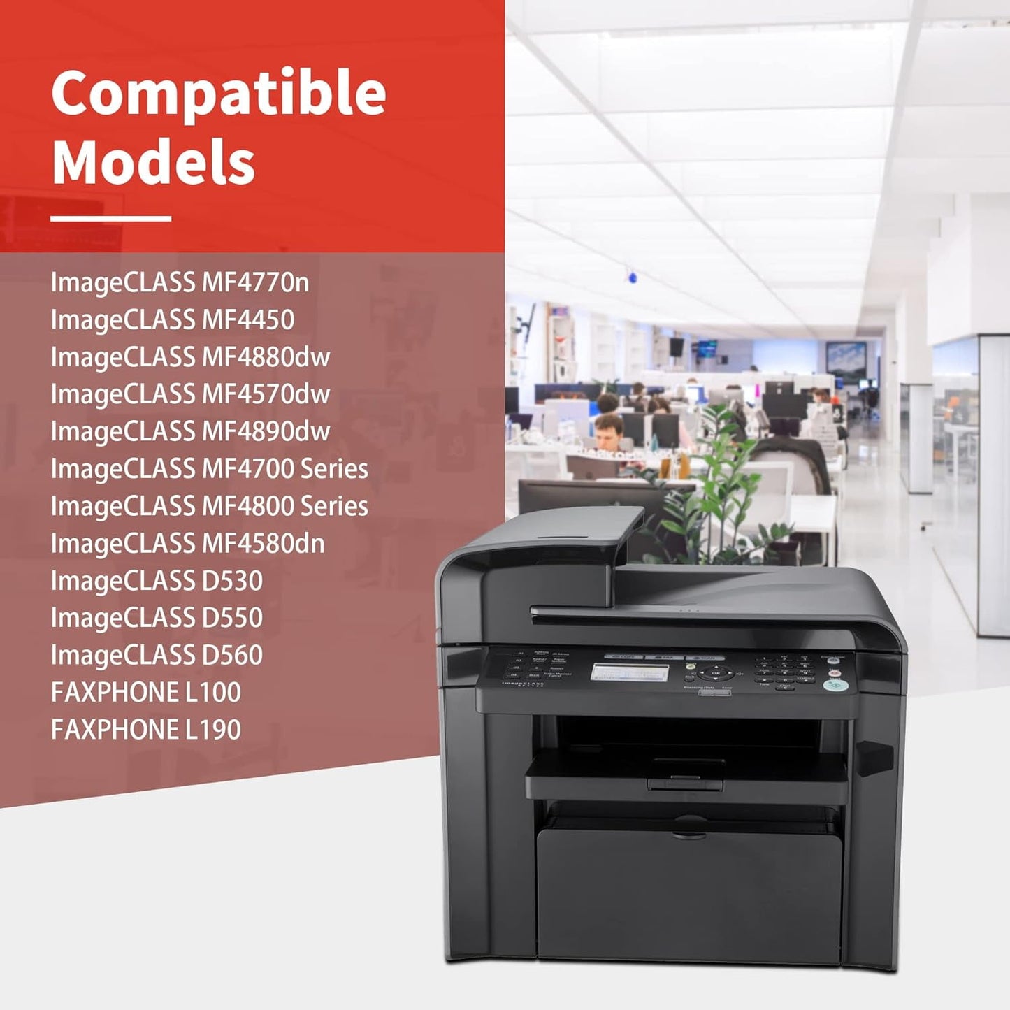 Cartridge 128 CRG128 Toner Cartridge 128 Toner Black Replacement for Canon CRG-128 ImageCLASS MF4770n MF4450 MF4880dw MF4570dw MF4890dw Printer Toner 2-Pack 3500B001