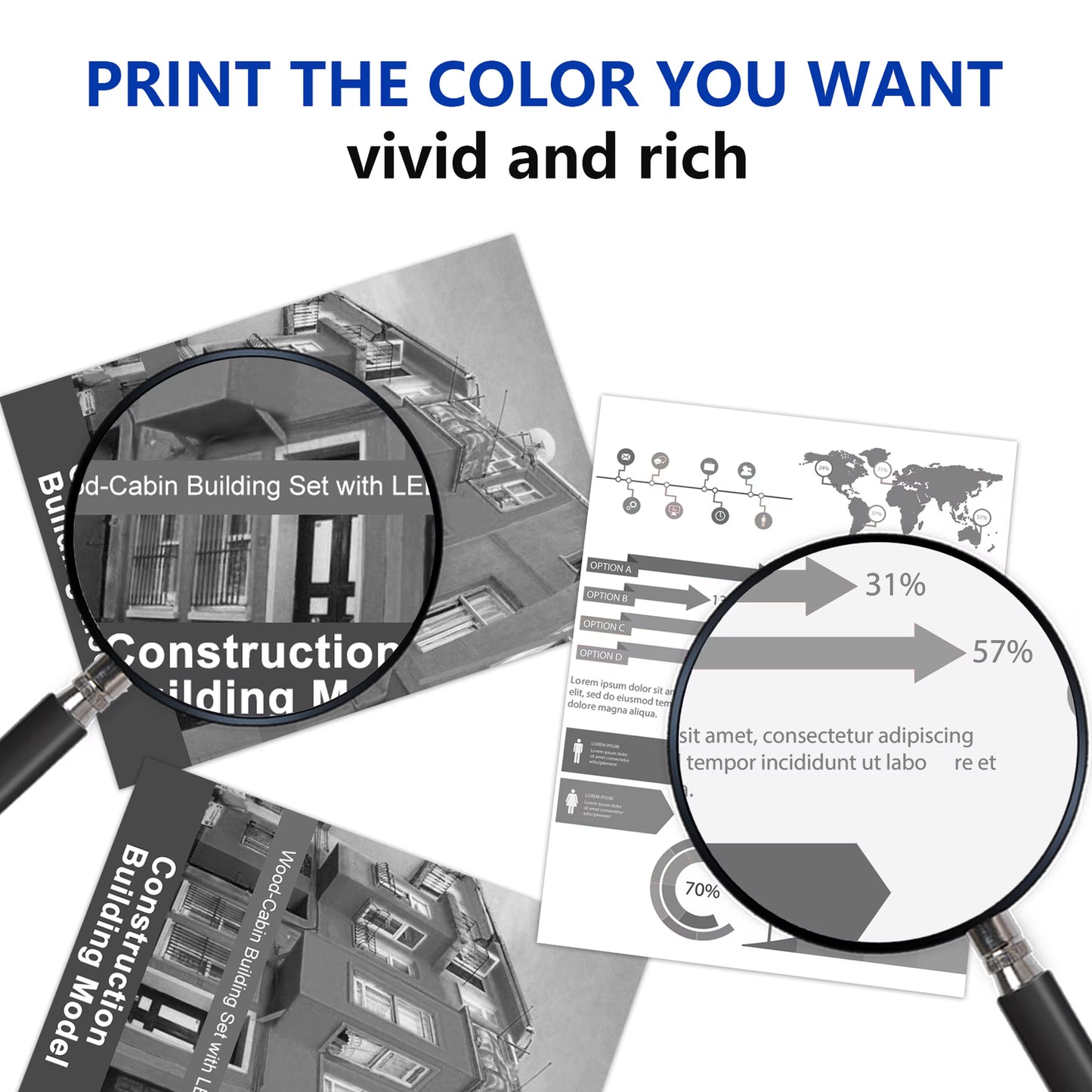 TN630 Toner for Brother TN630 Black Toner Cartridge DCP-L2540DW, HL-L2300D Printer