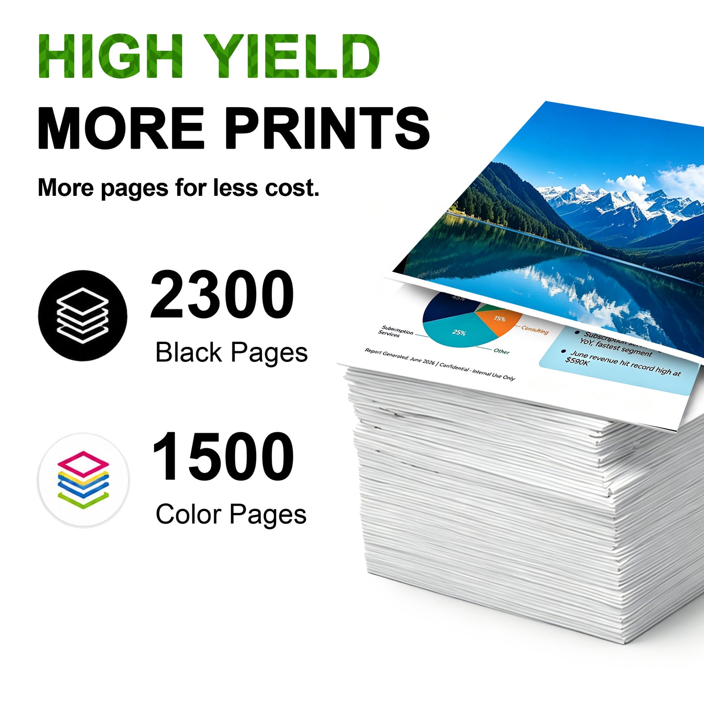 950XL 951XL Ink Cartridges Combo Pack Compatible for 950 951 Ink Cartridges Works with OfficeJet Pro 9022 9022e 9025 9025e Printers (4-Pack)