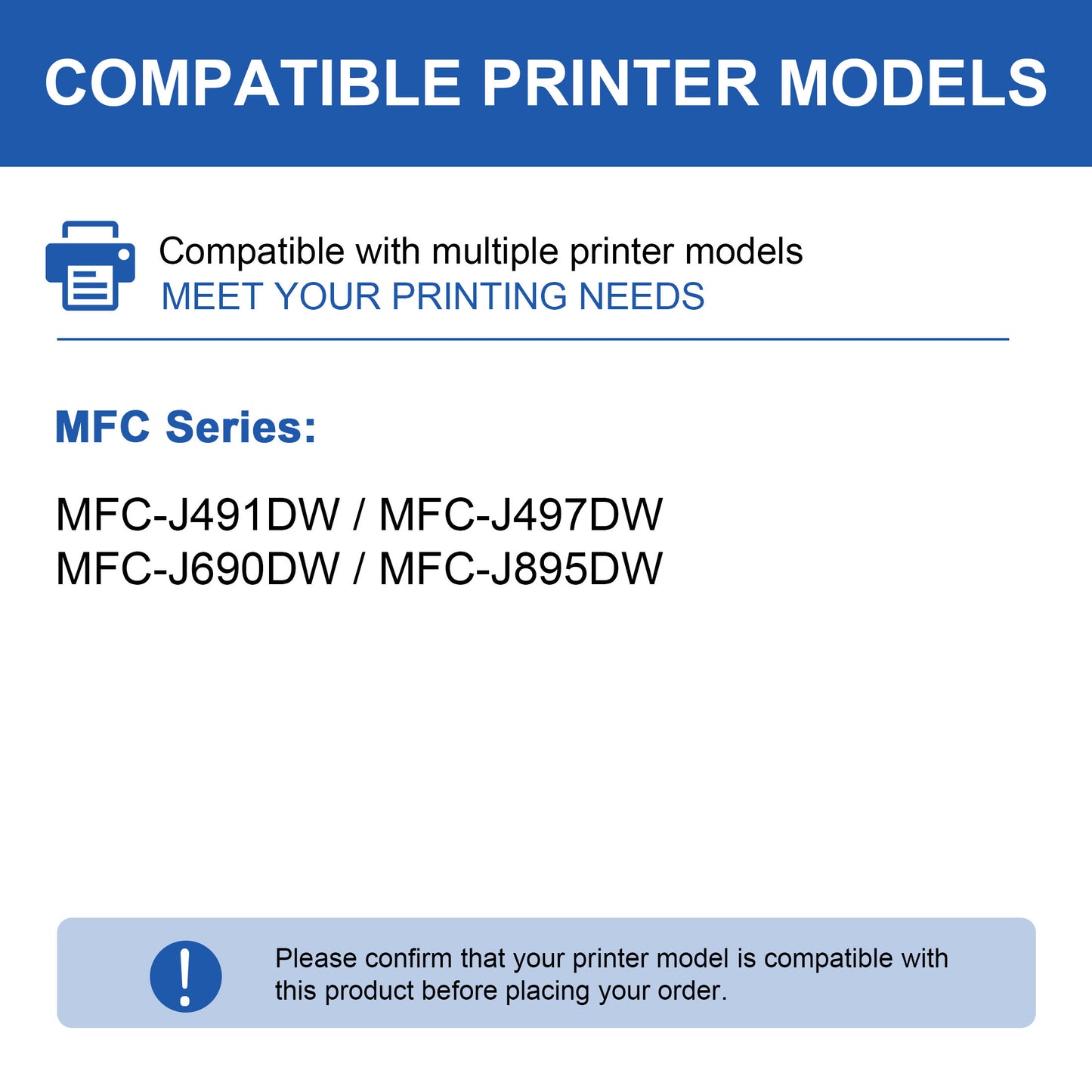 LC3013XL Ink Cartridges Compatible for Brother LC3013XL Ink Cartridge for MFC-J690DW J895DW Printer (5-PACK)