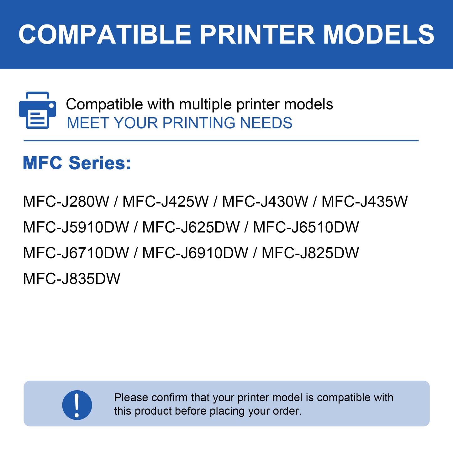 LC 75 LC 75XL Ink Cartridges Compatible for Brother LC 75 LC 75XL Ink Cartridge for MFC-J6510DW / MFC-J6710DW Printer ( 2Black / 1Cyan / 1Magenta / 1Yellow, 5PK )