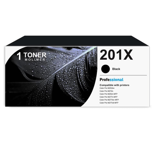 201X CF400X Toner Cartridge Compatible for 201X Black Toner Cartridge Pro M252dw M277n Printers