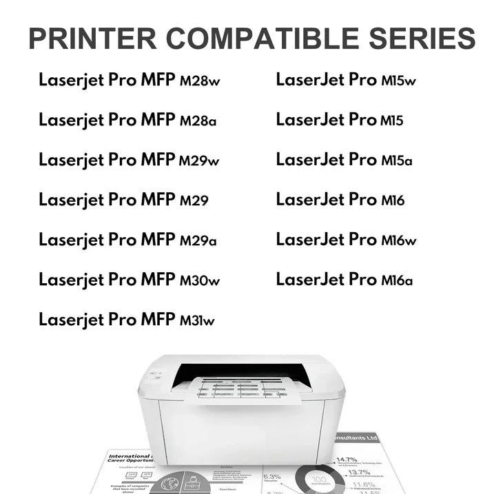 48A Toner Compatible for 48A CF248A Toner Cartridge Black for LaserJet Pro M15w M30w Printer