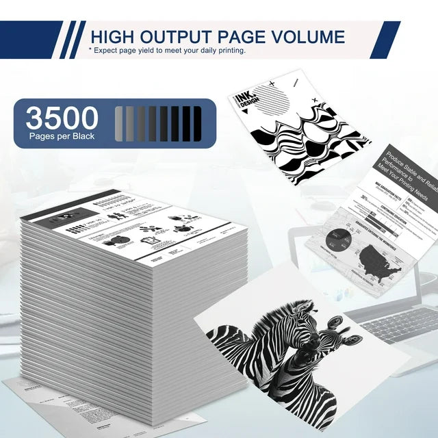 TN760 Toner TN730 Toner Cartridge Compatible for Brother TN760 Toner Printer TN760/730 2-Pack