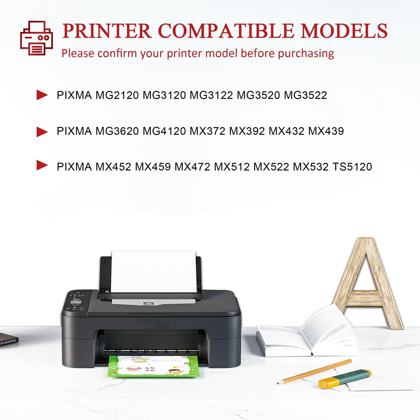 PG 245XL Ink Cartridges for Canon Ink 245XL 245 Ink Cartridge for MX532 TS5120