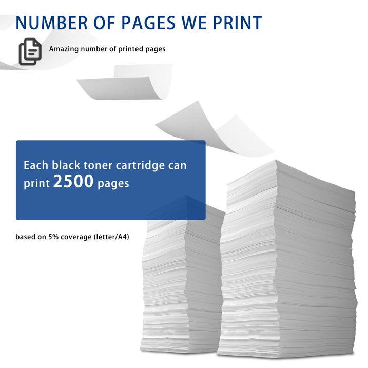 2,500 pages 1-Pack 12A Q2612A Black Toner Cartridge Compatible for 1010 1012 1015 Printer Ink