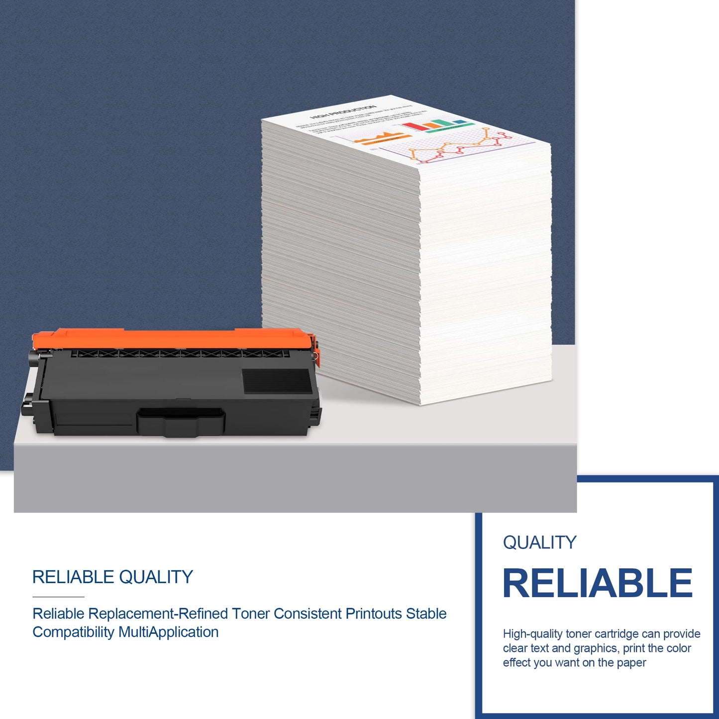 TN433 Toner Cartridge Magenta (2-Pack) - TN-433 Toner Cartridge Compatible for Brother HL-L8260CDW L8360CDW MFC-L8900CDW L9570CDW Printer