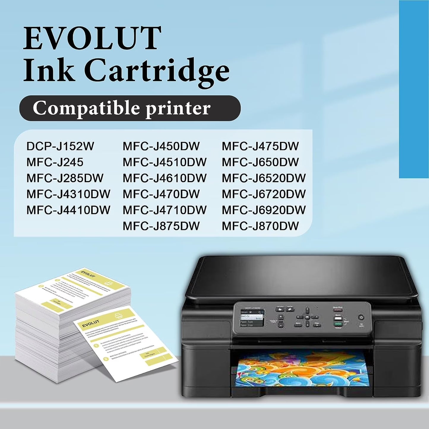 LC103XL Ink Cartridges Compatible for Brother LC103 Combo Pack Ink for DCP-J152W MFC-J245 Printer