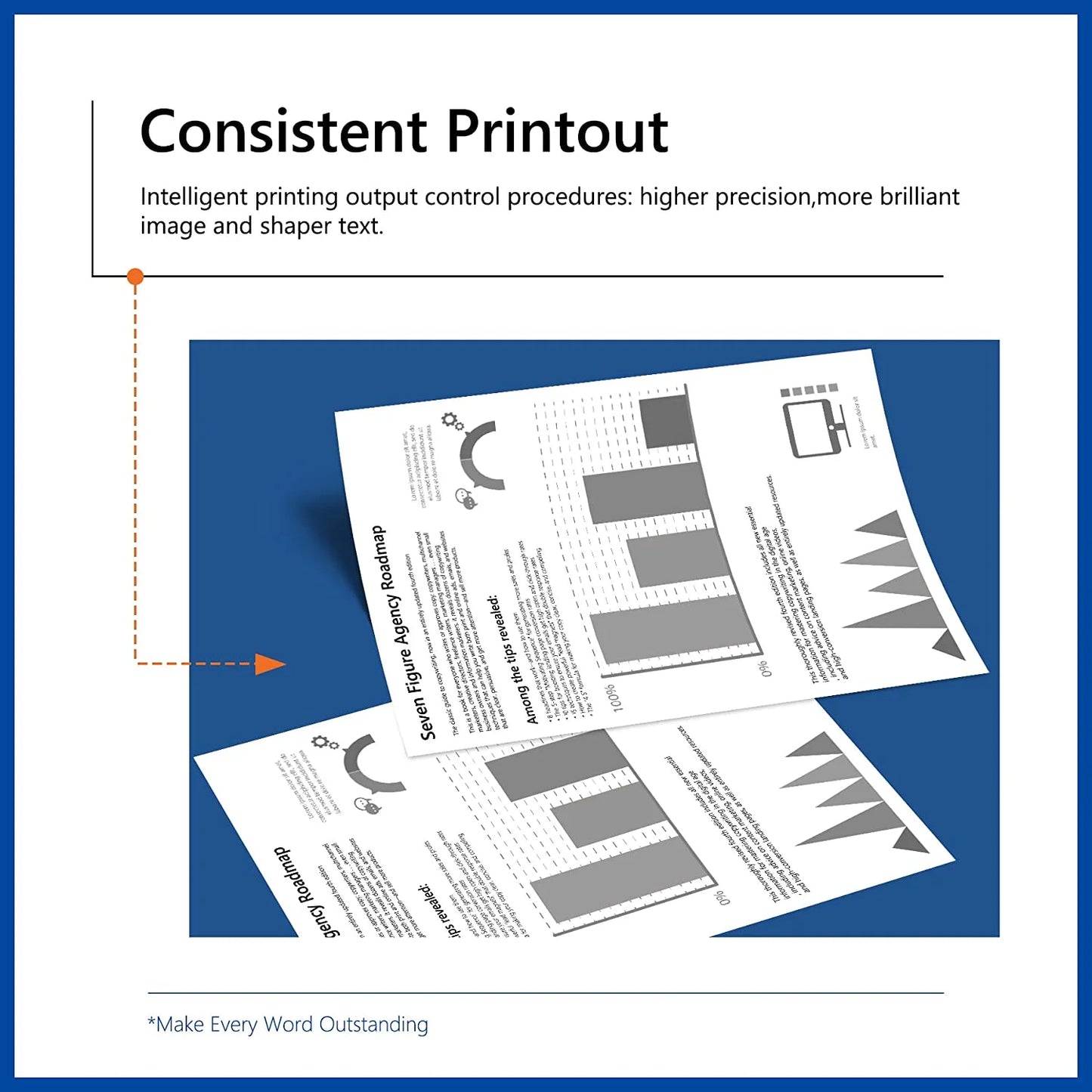 TN-330 Black Toner Cartridge Compatible for Brother TN330 Toner Cartridge for MFC-7840W 7440 Printer