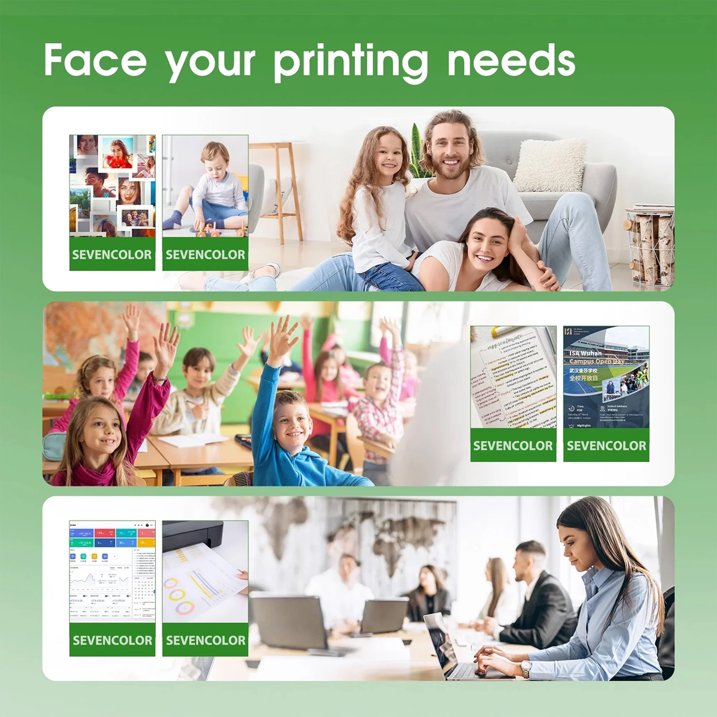 5 Pack 920 Ink Cartridge Compatible for HP 920XL Ink Cartridge 6500A 7500A 7000 Printers (BK/C/Y/M)