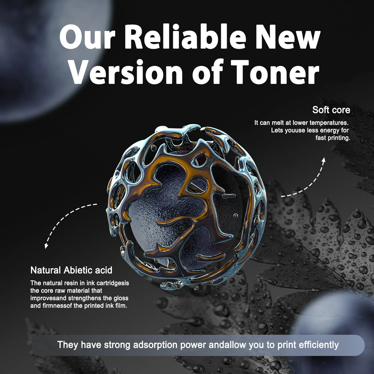 125A Cyan Toner Cartridge Compatible for HP 125A CB541A Toner Cartridge for CP1215 CM1312 MFP Printer