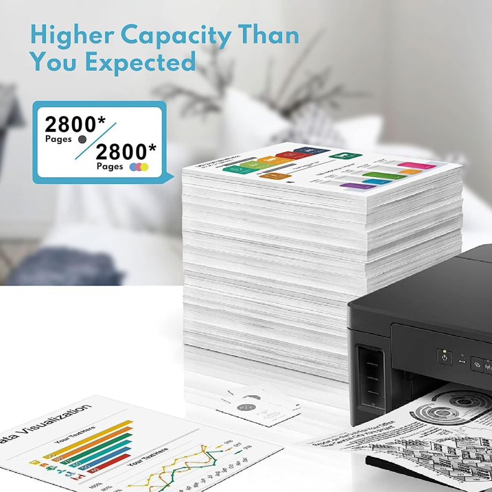 410A Toner Cartridge High Yield (4-Pack) Set with Chip Compatible for HP Color M477fnw | CF410A CF411A CF412A CF413A