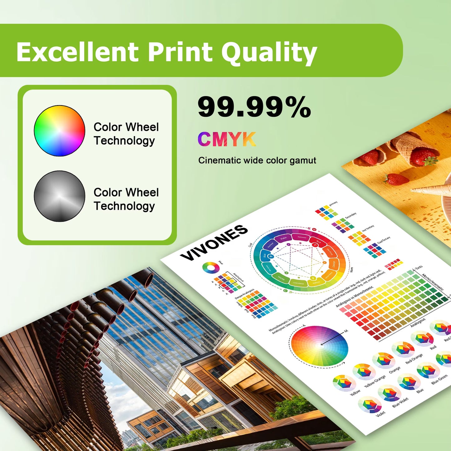 63XL Ink Cartridge Combo Pack Compatible for HP63 63 XL Ink Cartridges Work with Officejet 3930 4650 5255 5257 5258 5259 5200 5252 Printers (1 Black /1 Tri-Color)