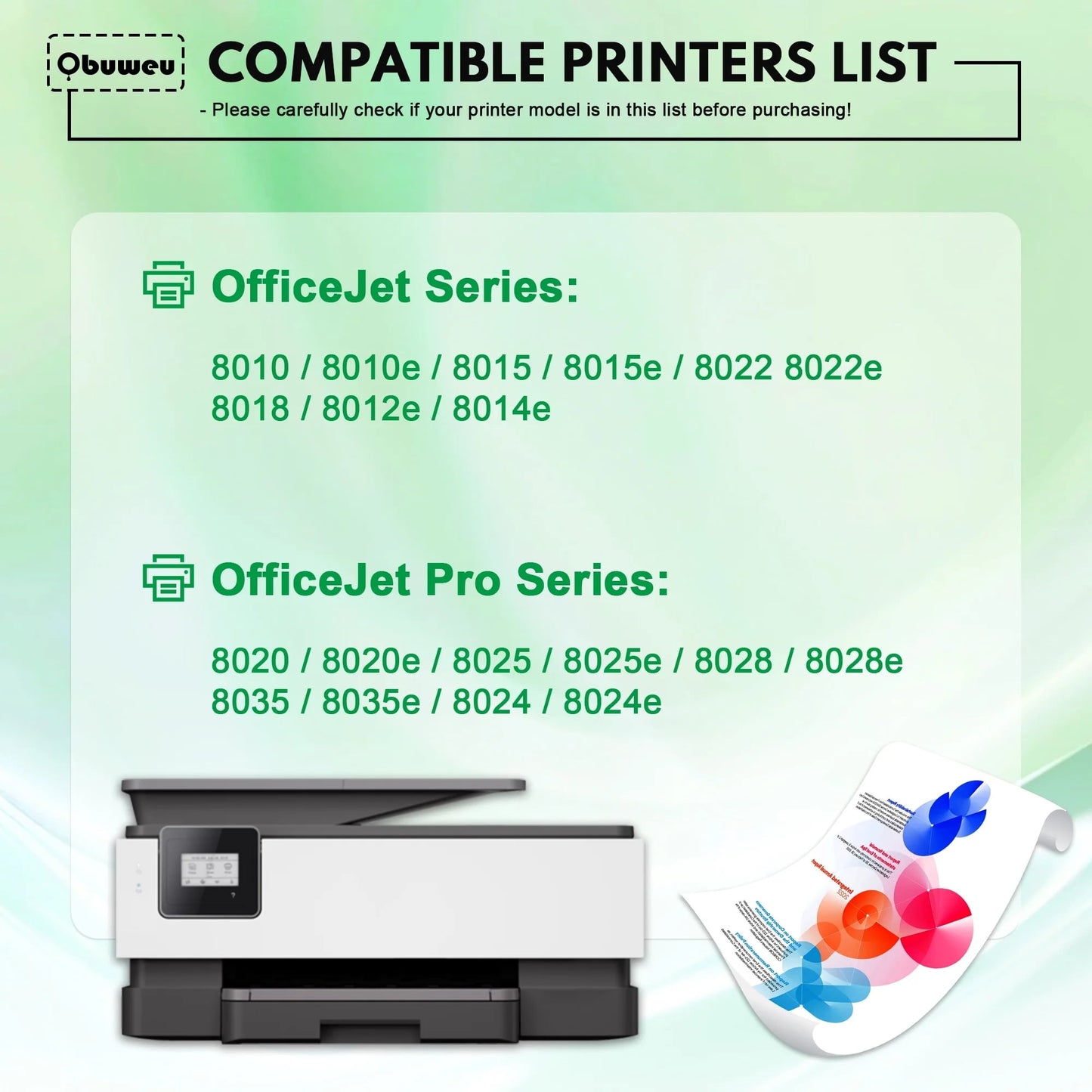 910XL Ink Cartridges 1-Pack Black Compatible for HP 910 Ink Cartridge for OfficeJet 8010e 8012e Office Jet Pro 8020 8025 Printers