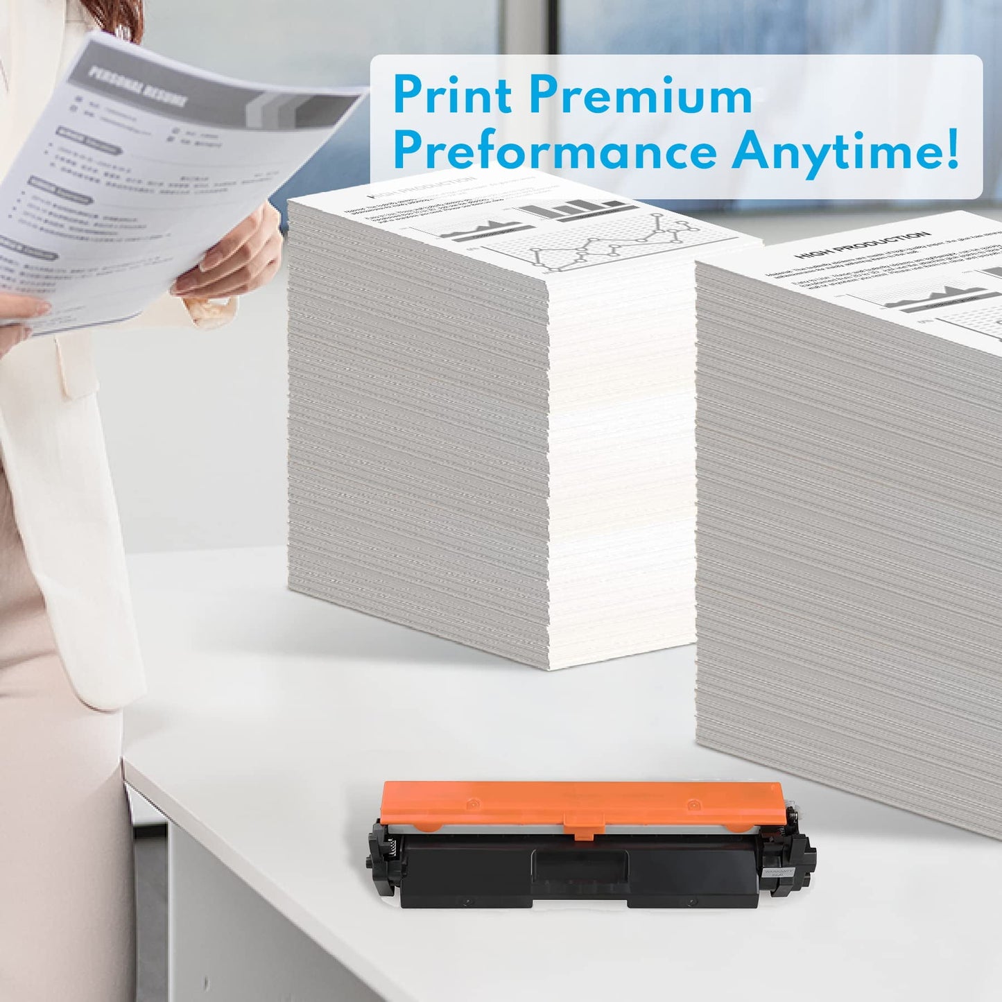 CRG-051 051 Toner Cartridge Black 1 Pack Replacement for Canon i-SENSYS MF260/LBP260 MF264dw Series Printers