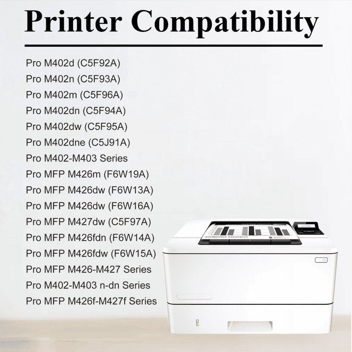 26A Toner Cartridge Replacement for HP 26A CF226A Toner Cartridge For HP MFP M426dw MFP M426m MFP M427dw M402-M403 (Black, 2-Pack)