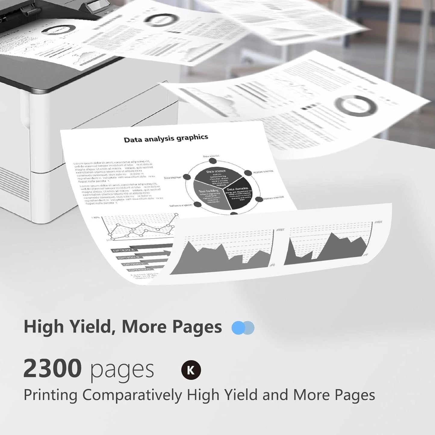 119 Black Toner Cartridge 2 Pack Toner Cartridge Replacement for Canon imageCLASS MF5880 MF5900 MF6100 MF410 LBP6300 LBP6600 LBP250 Series Printers | 3479B001