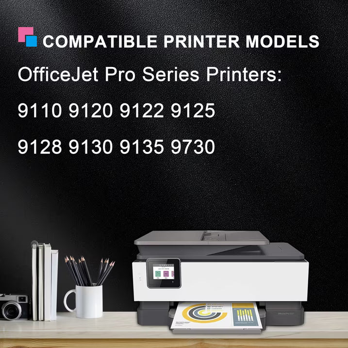 936e Ink Compatible for HP936 936e Ink Cartridge for 4 pack for OfficeJet Pro 9125e 9128e Printer