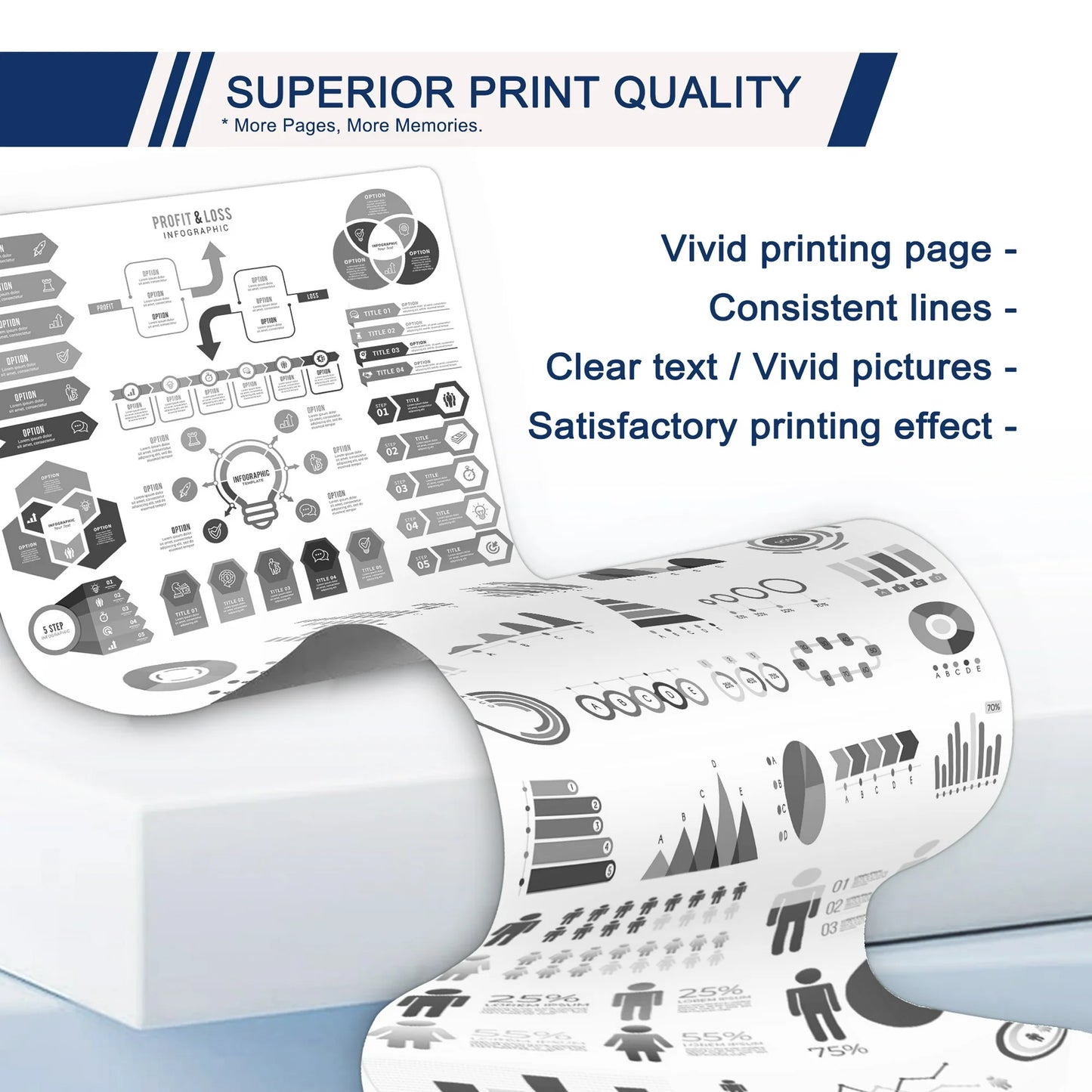 TN 730 Toner Cartridge Compatible for Brother TN730 Black Toner Cartridges Printer