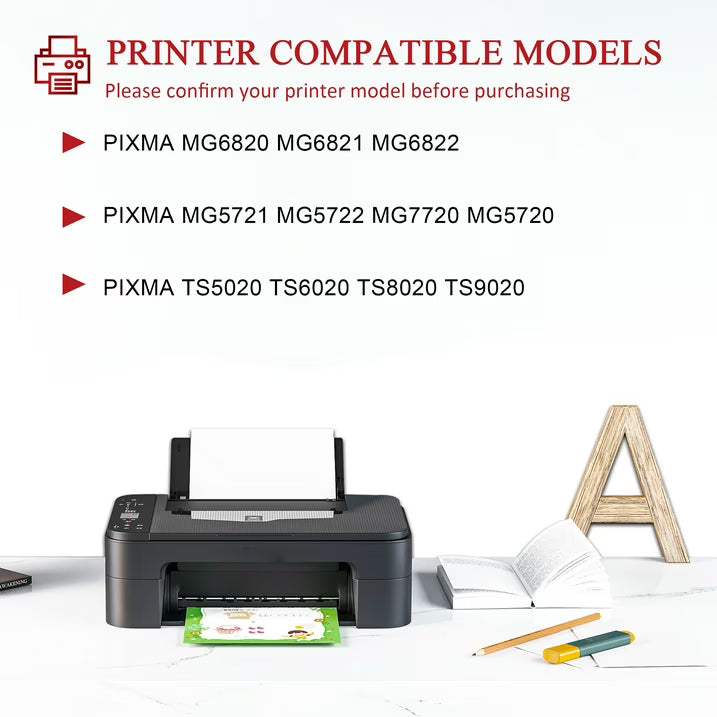 270XL Ink Cartridge Compatible for Canon PGI 270XL Ink Cartridge MG5722 MG7720 Printer （1*PGBK）
