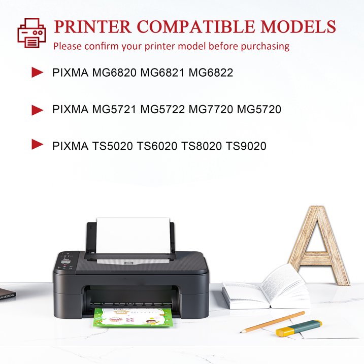 PGI 270XL CLI 271XL Ink Cartridge Compatible for Canon 270XL 271XL Ink Cartridge with TS8020 TS9020 (6 Pack，2*PGBK 1*Black 1*Cyan 1*Magenta 1*Yellow)