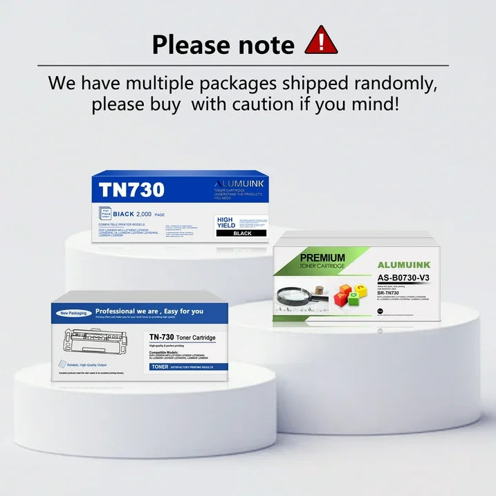 TN730 Toner Cartridges Replacement for Brother TN730 Toner Cartridge Black DCP-L2550DW Printer