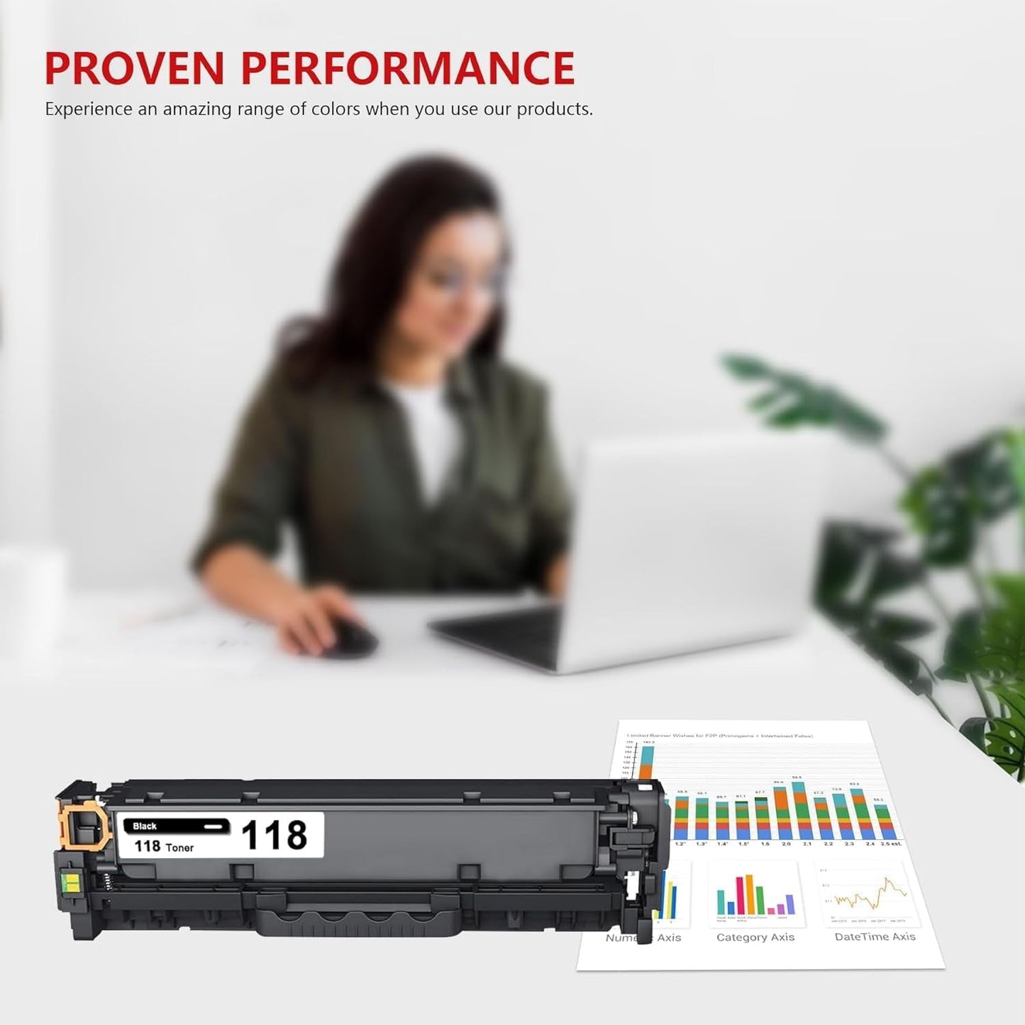 118 Toner Cartridge 1 Black 118 Toner Loment Compatible Replacement for Canon 118 Color ImageClass MF8380Cdw LBP7210Cdn MF726CDW MF8330Cdn MF8340Cdn Printer