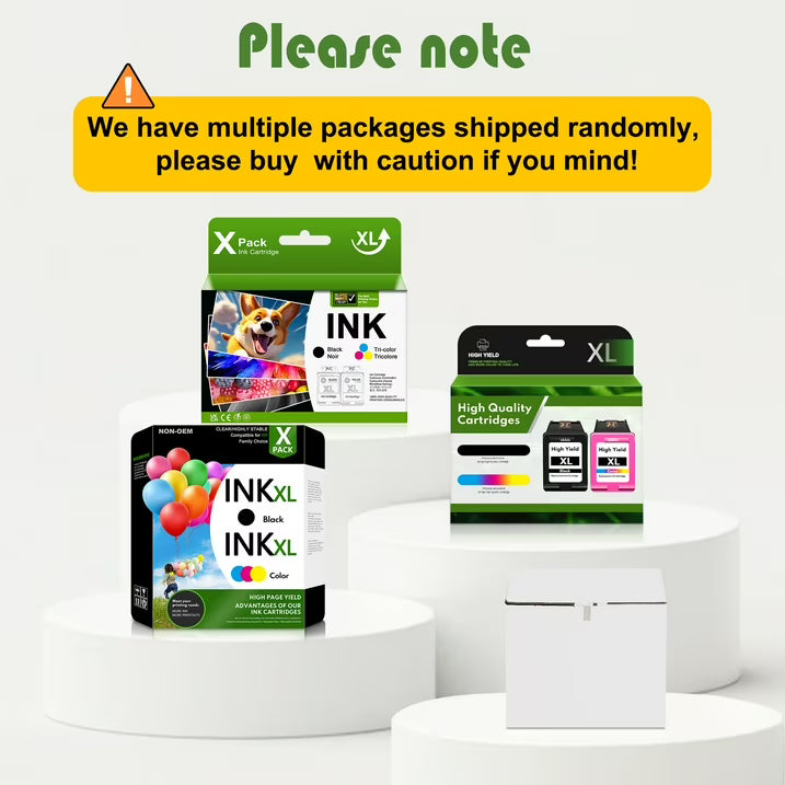 67XL 67 Ink Cartridge bundle Compatible for HP67XL Ink Cartridges for DeskJet 2742e 2752e 2755e Envy 6000 6055 6055e Printer (Black ,Tri-Color)