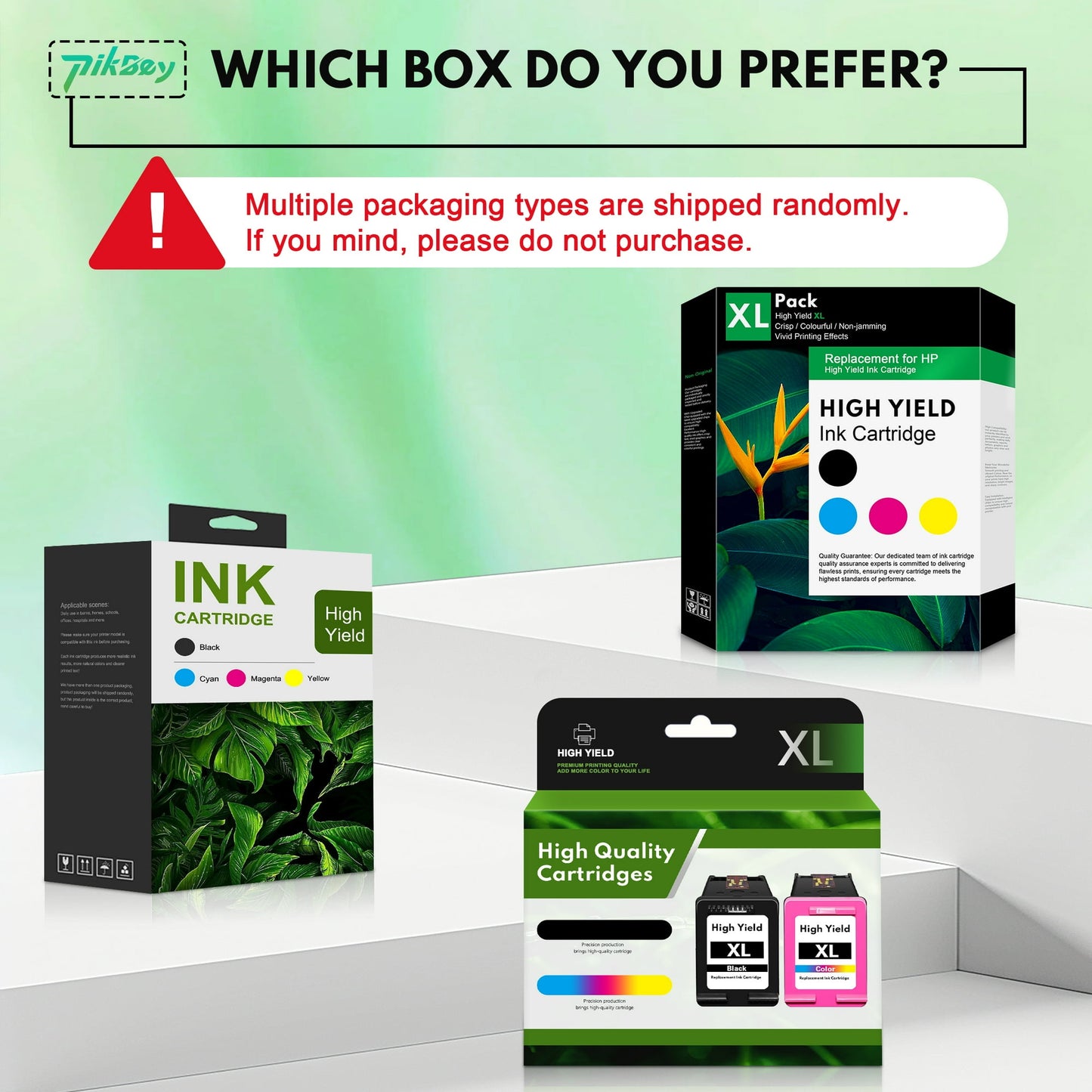 902XL Ink Cartridges Compatible for HP 902 Ink Cartridge for HP OfficeJet 6950 6960 OfficeJet Pro 6960 6970 Printers (1BK/1C/1M/1Y) 4-Pack