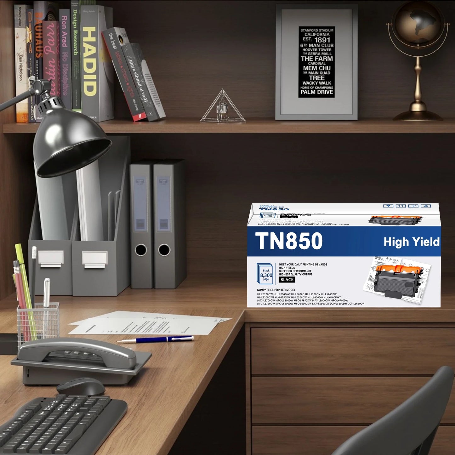 3 PK TN850 Toner Cartridge Replacement for Brother TN850 820 Toner HL-L5200DW MFC-L6800DW L6900DW