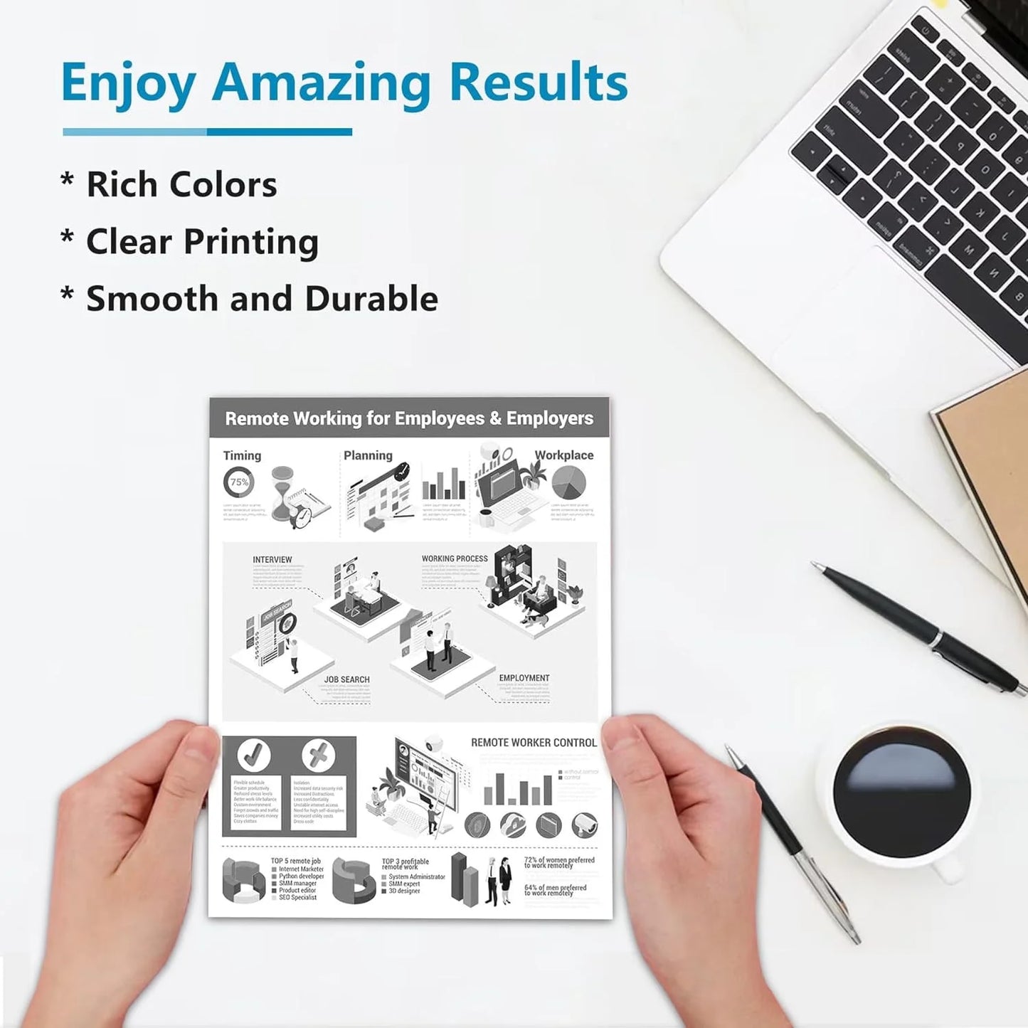 923 Ink Cartridges Compatible for HP 923 Ink Cartridges Work with for OfficeJet 8122e OfficeJet Pro 8135e 8138e 8139e Printer (4-Pack, Black/Cyan/Yellow/Magenta)