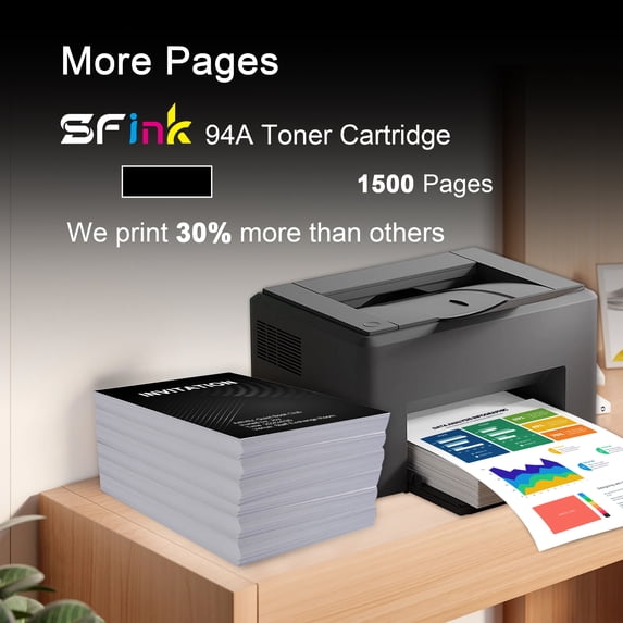 94A （2-Pack Black） Toner Cartridge High Yield Compatible for HP94A CF294A Toner Cartridges for LaserJet Pro M118dw MFP M148dw M148fdw M149 Printers